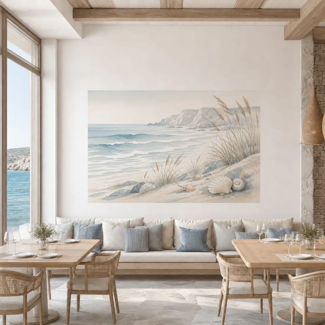 Restaurant wall print — look 39, after